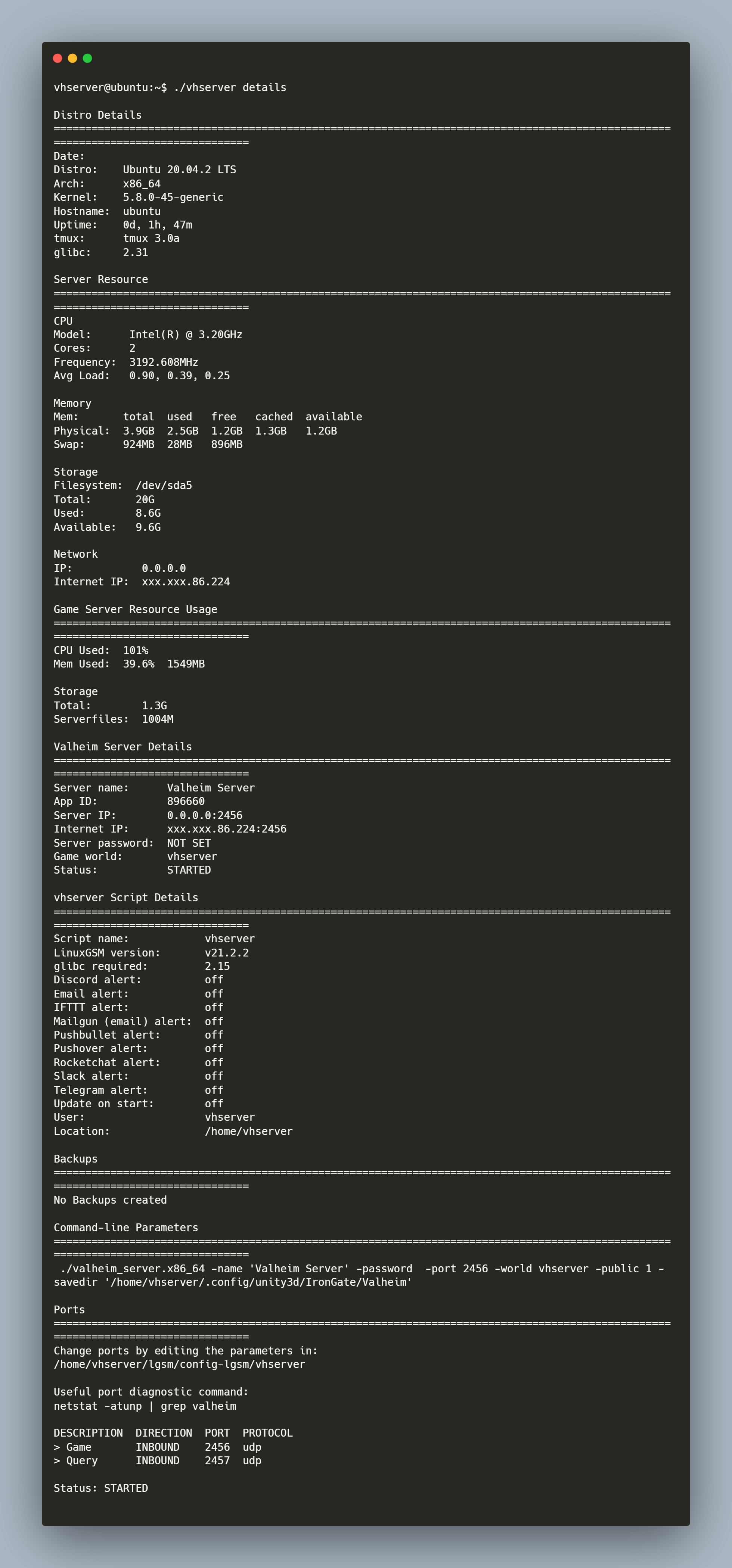 How to set up a Valheim dedicated server with LinuxGSM LinuxPip